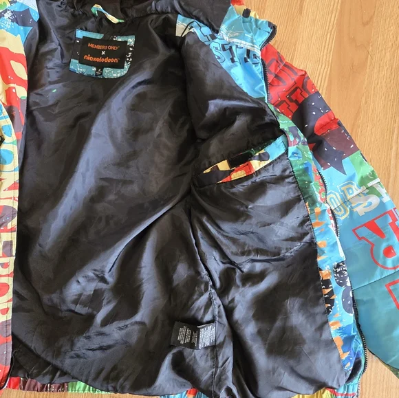 Members Only Spongebob Jacket Men Size M - Picture 8 of 10